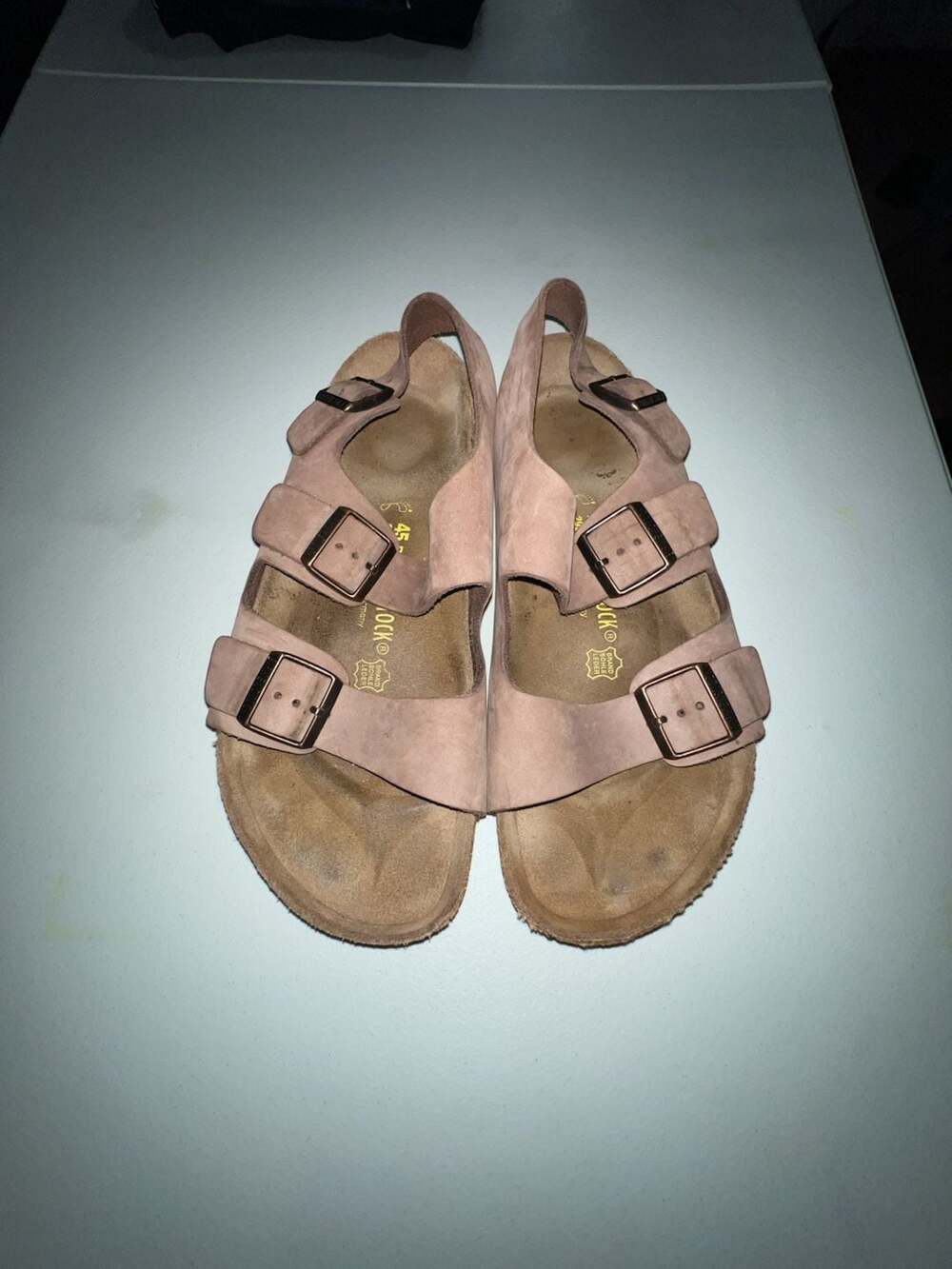 Birkenstock Milano Suede Sandals Size 45